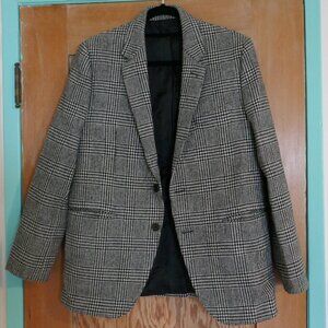 NWT Celine Mens Prince of Wales Wool Jacket